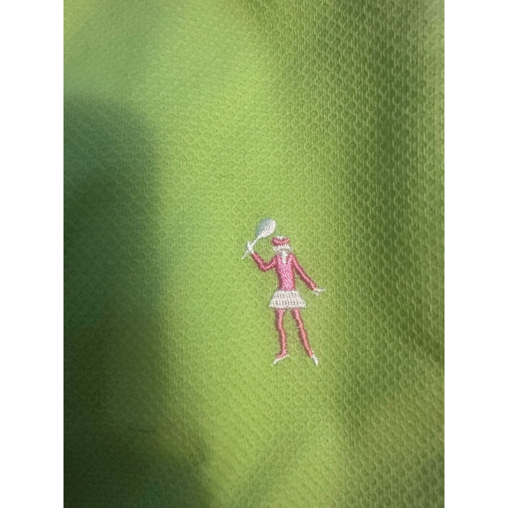 Women's Lilly Pulitzer Lime Green & Pink Tennis Player Mini Skirt Size 10 - Picture 2 of 4